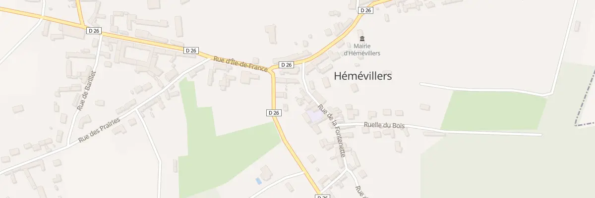 Plan du 66 Rue Fontenette à Hémévillers