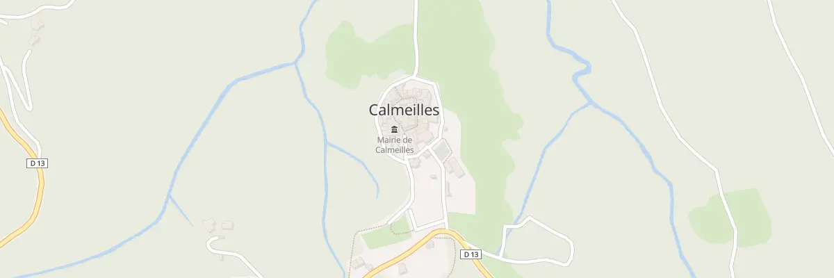 Plan du 24 Le Village à Calmeilles