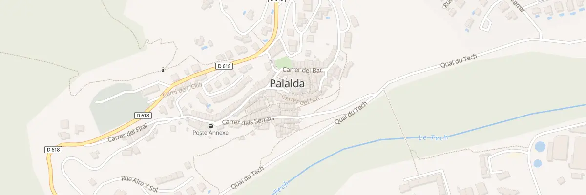Plan du 2 Cae de la Placette à Amélie-les-Bains-Palalda
