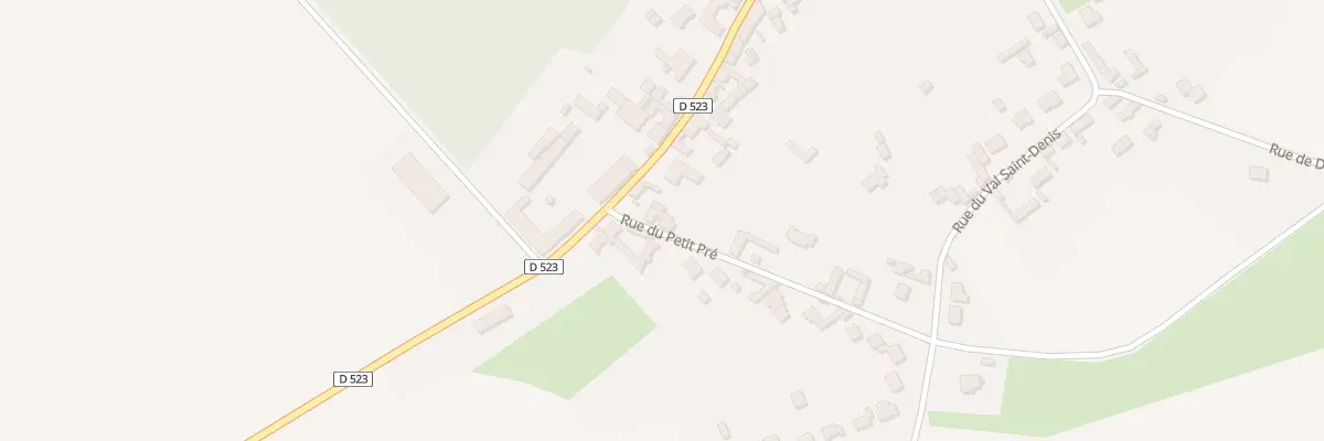 Plan du 2 Rue du Petit Pré à Francières