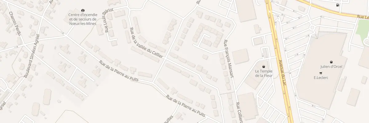 Plan du 27 Rue de la Vallee Cellier à Nœux-les-Mines