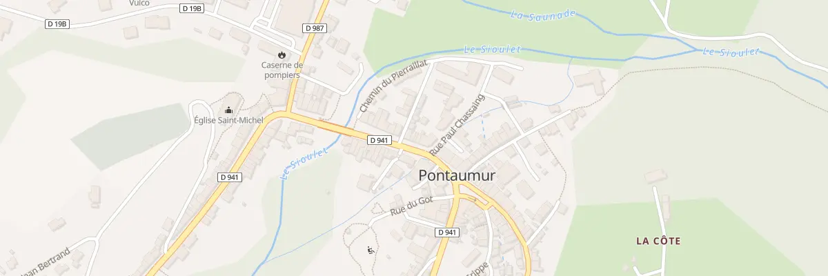 Plan du 14 Av du Marronnier à Pontaumur