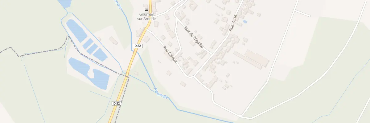 Plan du 8 Rue Camus à Gournay-sur-Aronde