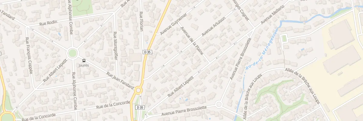 Plan du 14 Av Arluison à Ozoir-la-Ferrière