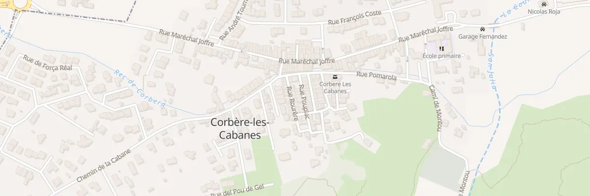Plan du 11 Rue de la Rourere à Corbère-les-Cabanes