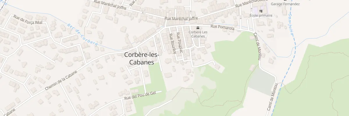 Plan du 26 Rue de la Rourere à Corbère-les-Cabanes