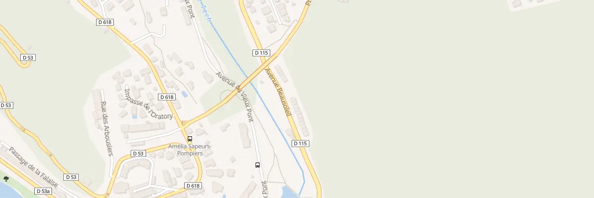 Plan du 22 Av Beausoleil à Amélie-les-Bains-Palalda