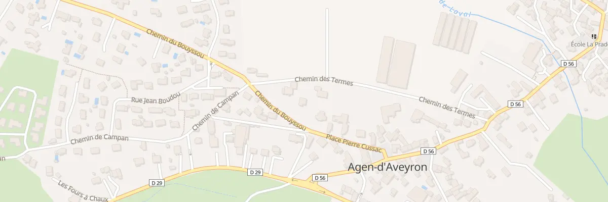 Plan du 6 Che du Bouyssou à Agen-d’Aveyron