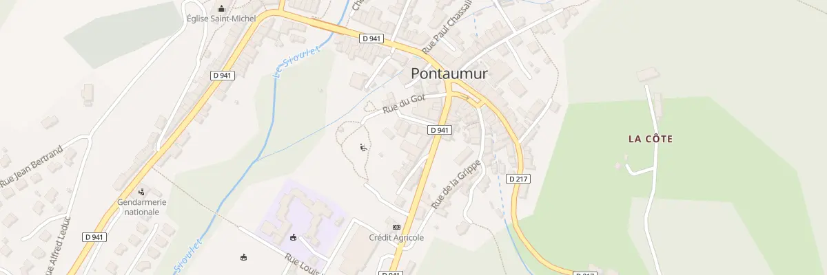 Plan du 14 Av Gordon Bennett à Pontaumur