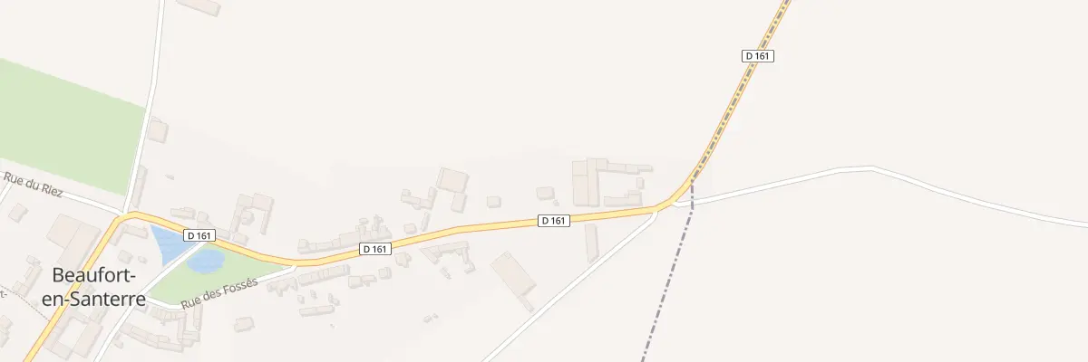 Plan du 5101F Rue de Warvillers à Beaufort-en-Santerre