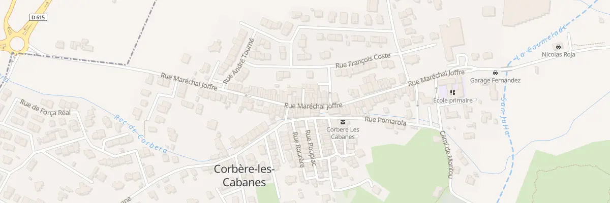 Plan du 50 Rue Mal Joffre à Corbère-les-Cabanes