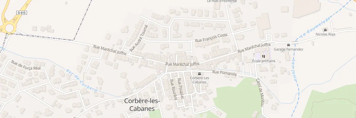 Plan du 2 Imp le Carrerou à Corbère-les-Cabanes