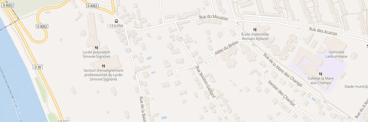 Plan du 8 Rue Bouton Gaillard à Vaux-le-Pénil