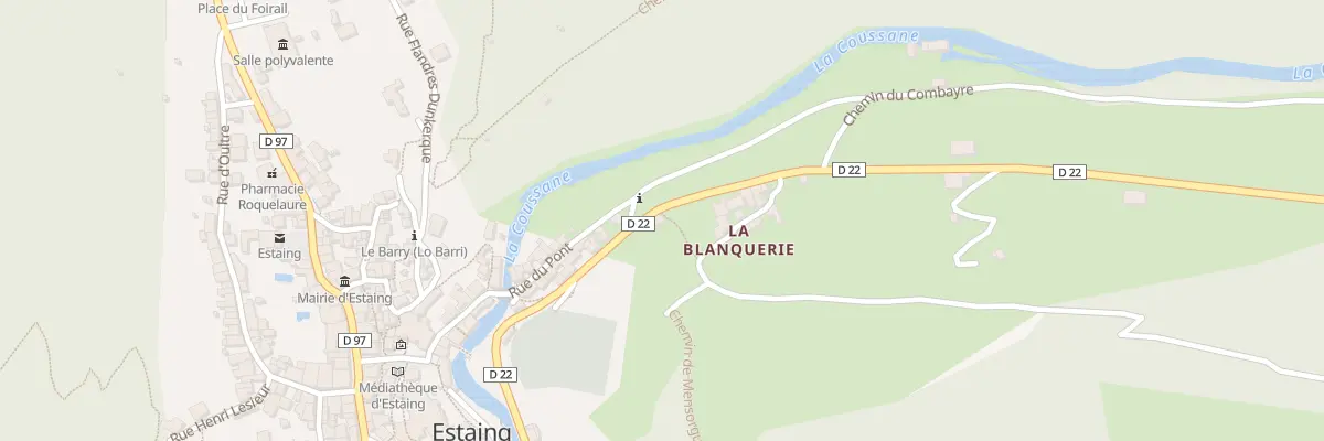 Plan du 5133 La Blanquerie à Estaing