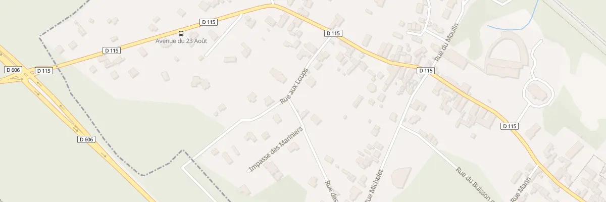 Plan du 1 Rue des Mariniers à Bois-le-Roi