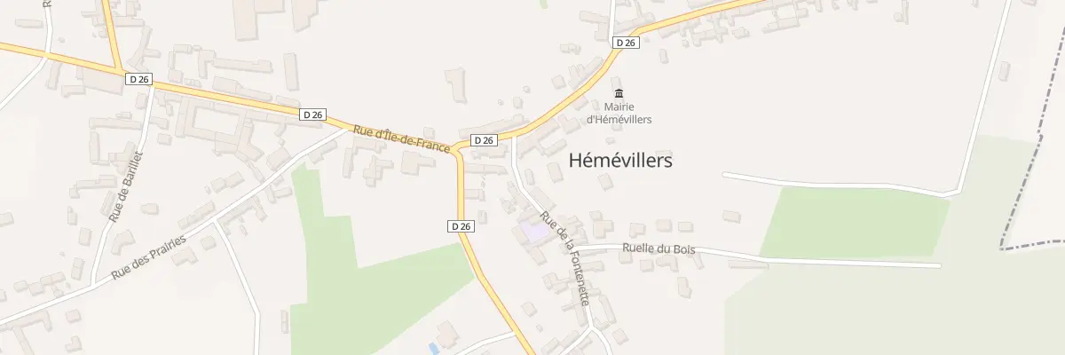 Plan du 71 Rue Fontenette à Hémévillers