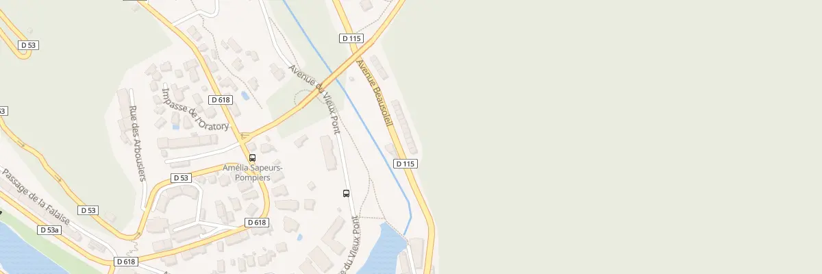 Plan du 8 Av Beausoleil à Amélie-les-Bains-Palalda