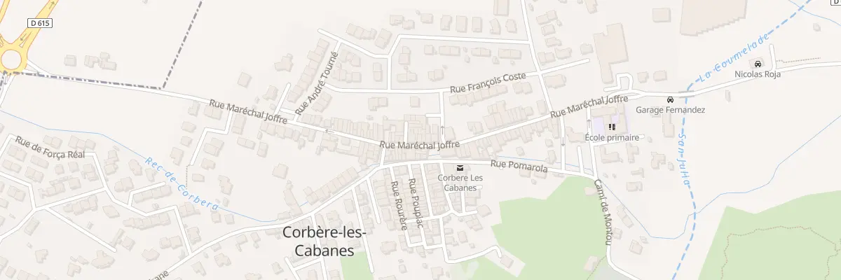 Plan du 44 Rue Mal Joffre à Corbère-les-Cabanes