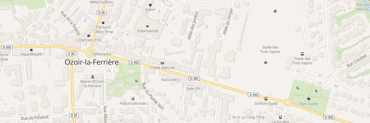 Plan du 12 Av du Général de Gaulle à Ozoir-la-Ferrière