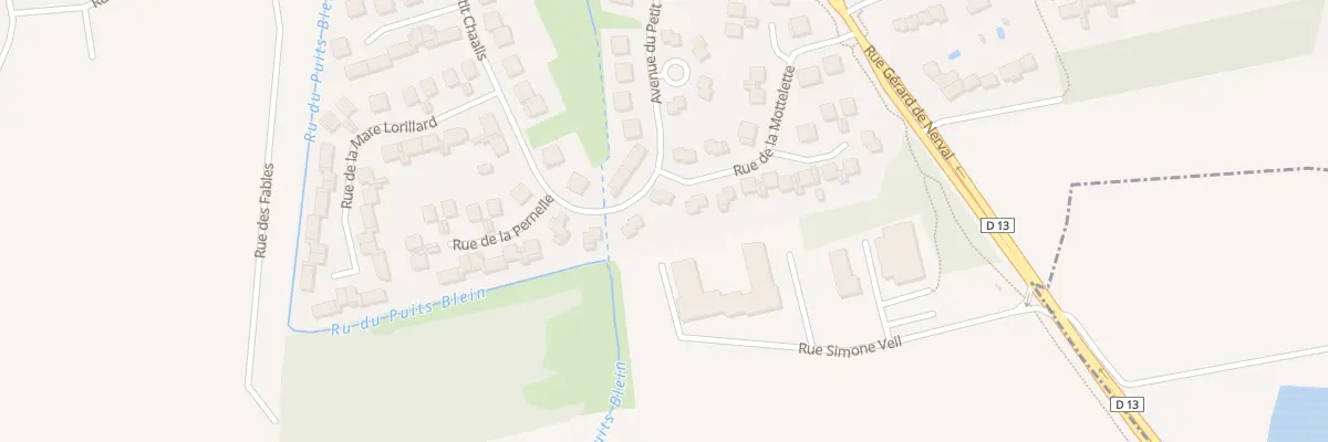 Plan du 1 Rue de la Mottelette à Othis