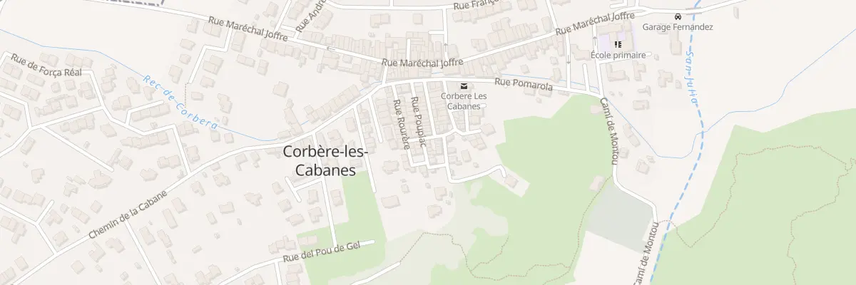 Plan du 21 Rue Poupiac à Corbère-les-Cabanes
