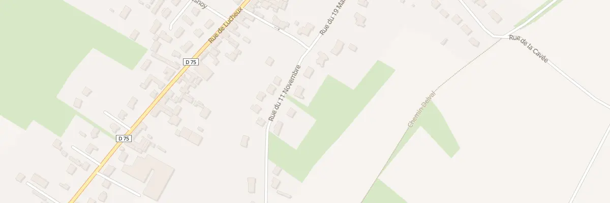 Plan du 74 Rue du 11 Novembre à Bouvigny-Boyeffles
