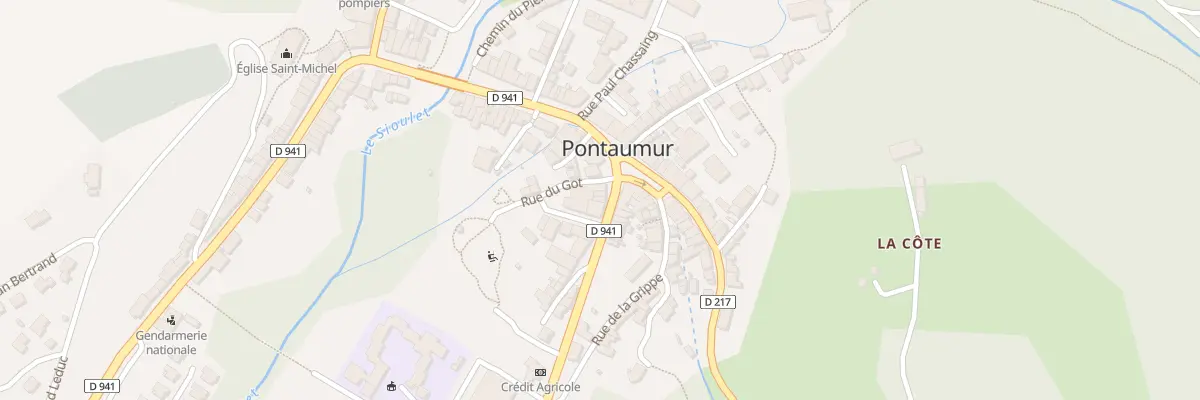Plan du 4 Av Gordon Bennett à Pontaumur