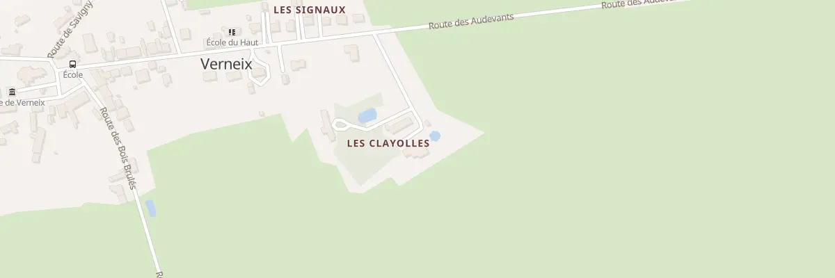 Plan du 5040 Les Clayolles à Verneix