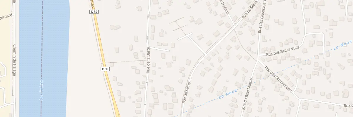 Plan du 275 Rue de Seine à Vaux-le-Pénil