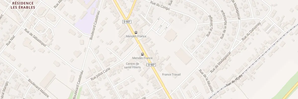 Plan du 461 Rue Nationale à Nœux-les-Mines