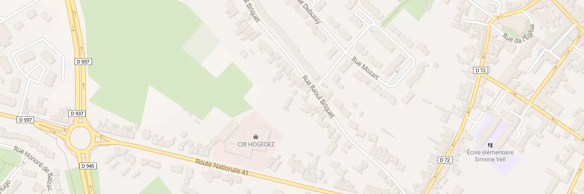 Plan du 263 Rue Raoul Briquet à Beuvry