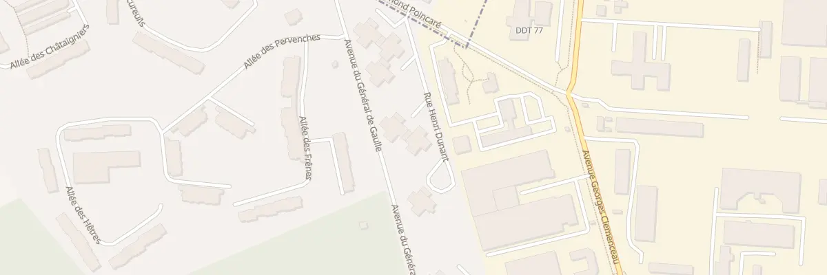 Plan du 1 Rue Albert Thomas à Vaux-le-Pénil