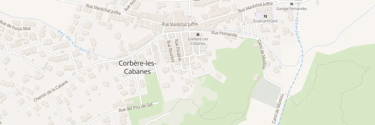Plan du 6 Rue des Paragueres à Corbère-les-Cabanes