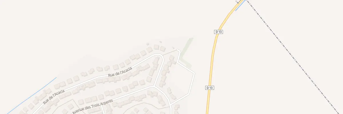 Plan du 57 Rue de l’Acacia à Othis