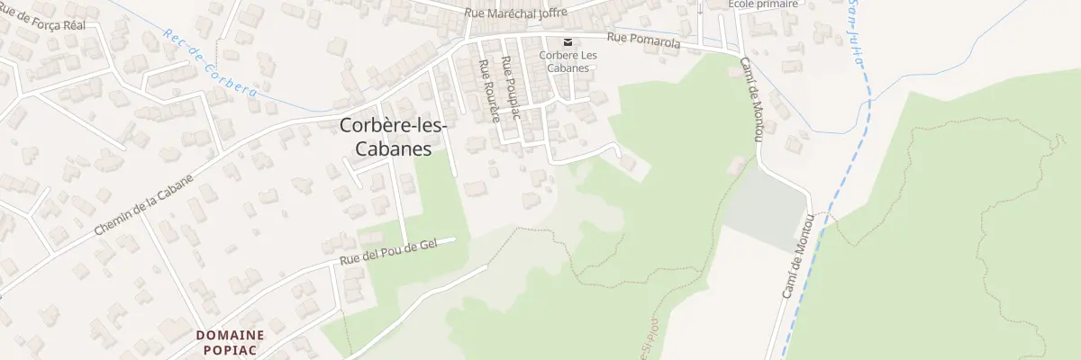 Plan du 31 Rue Poupiac à Corbère-les-Cabanes