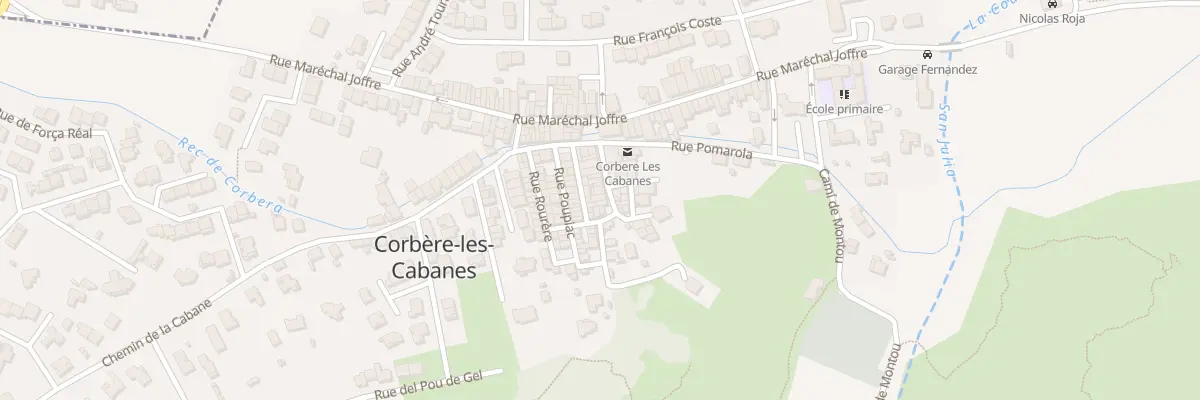 Plan du 16 Rue du Quatorze Juillet à Corbère-les-Cabanes