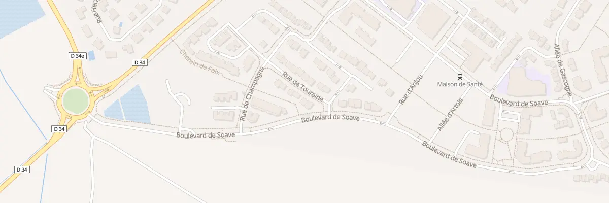 Plan du 10 Rue de Touraine à Claye-Souilly