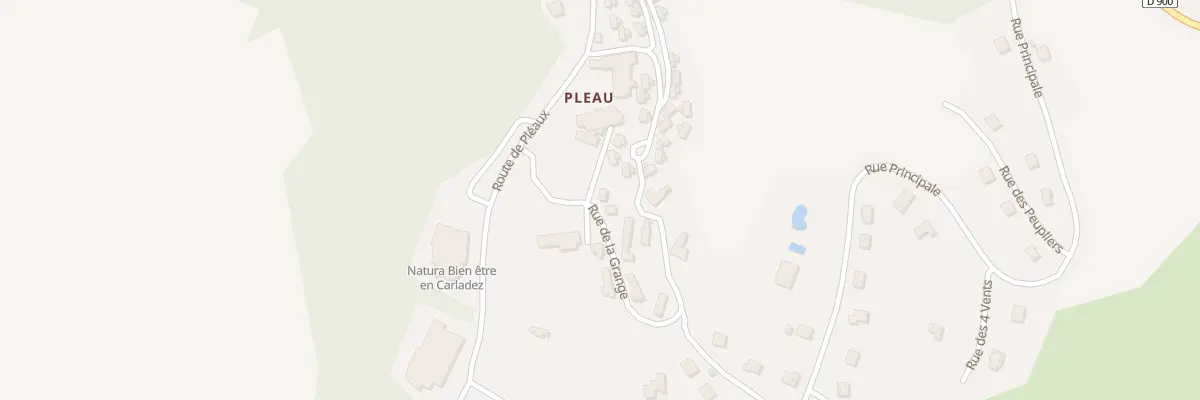 Plan du 5548 Pleau à Brommat