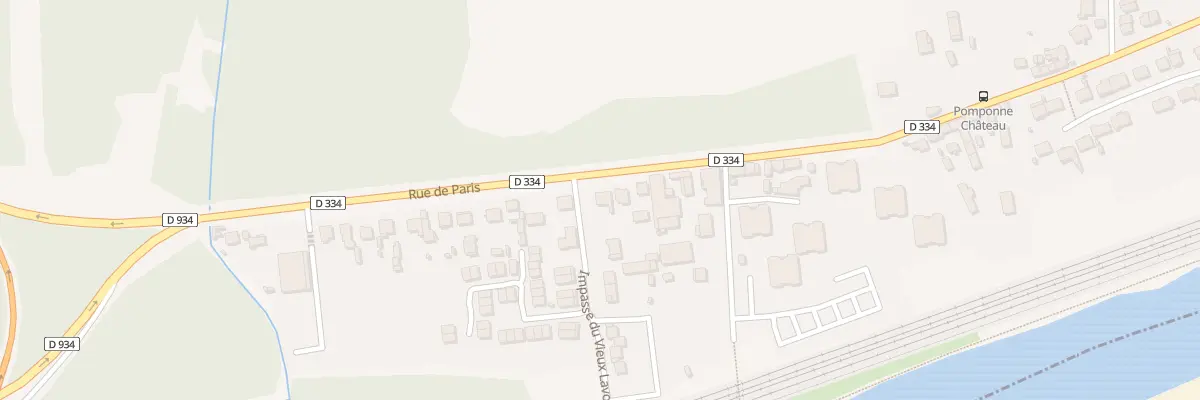 Plan du 39 Rue de Paris à Pomponne