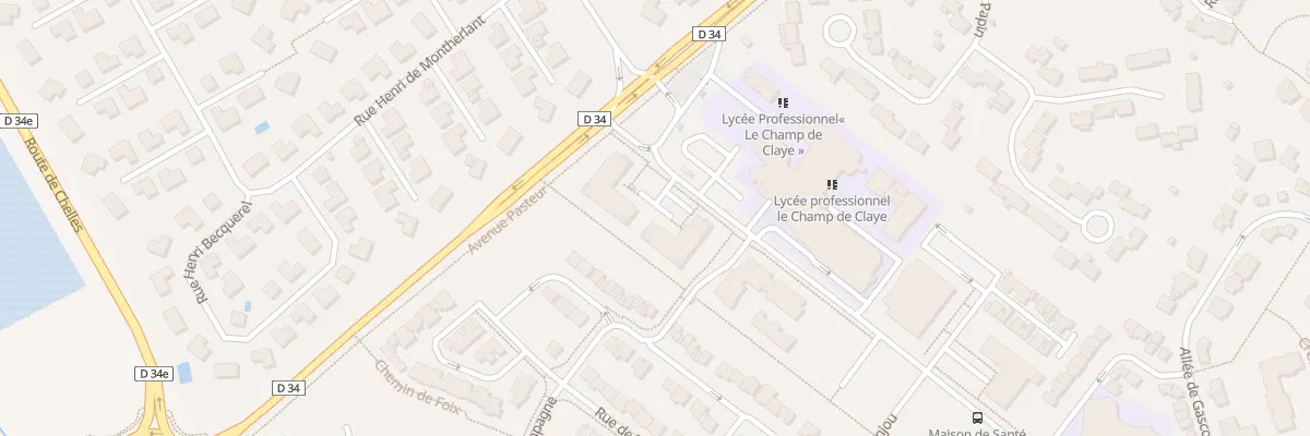 Plan du 2 Bd de Soave à Claye-Souilly