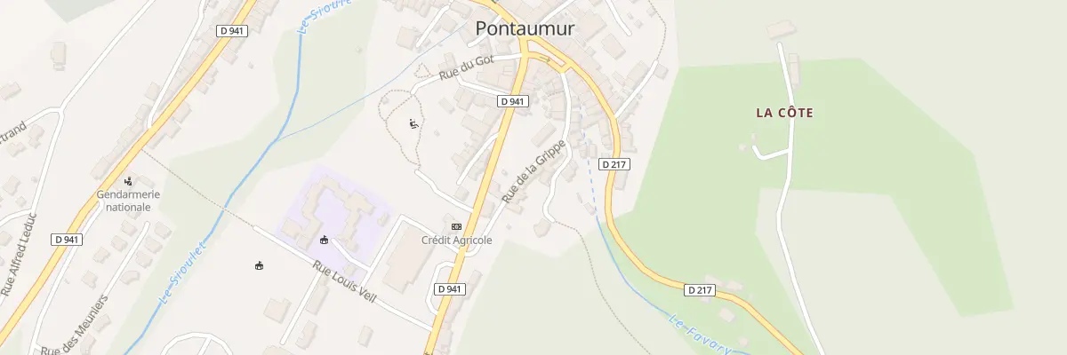 Plan du 23 Rue de la Grippe à Pontaumur