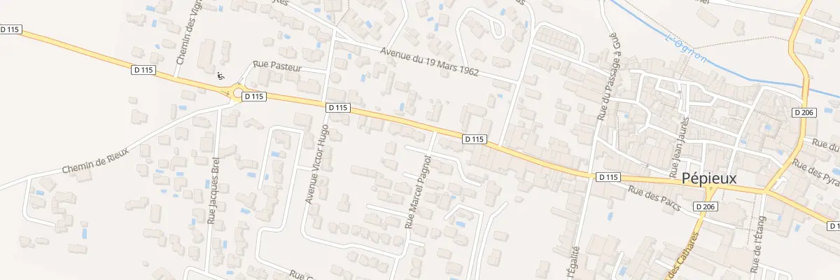Plan du 2 Rue Marcel Pagnol à Pépieux