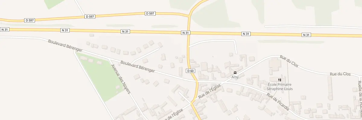 Plan du 3 Rue de Remy à Arsy