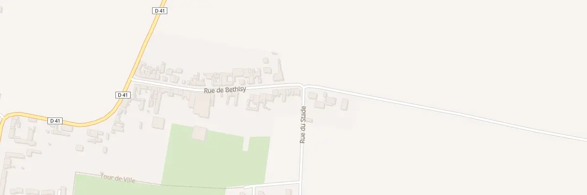 Plan du 42 Rue de Bethisy à Harbonnières