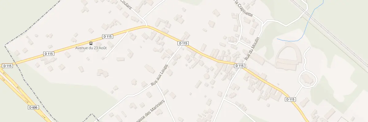 Plan du 3 Rue aux Loups à Bois-le-Roi