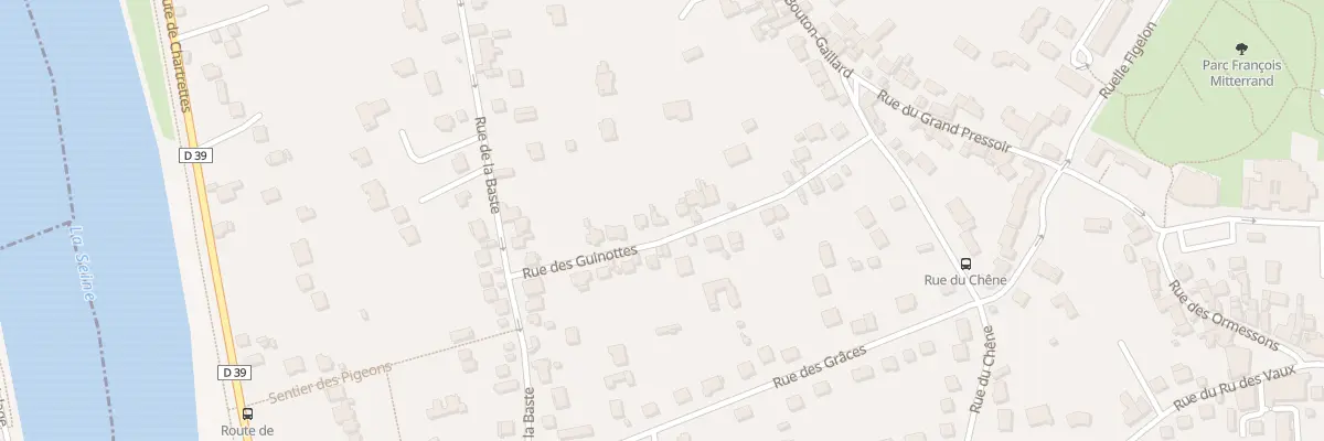 Plan du 14 Rue des Guinottes à Vaux-le-Pénil