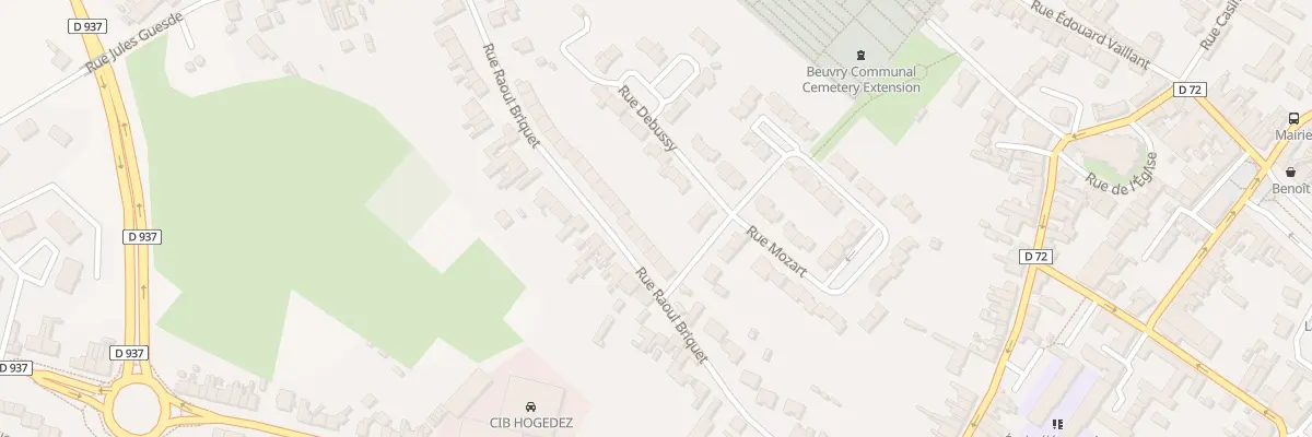 Plan du 294 Rue Raoul Briquet à Beuvry