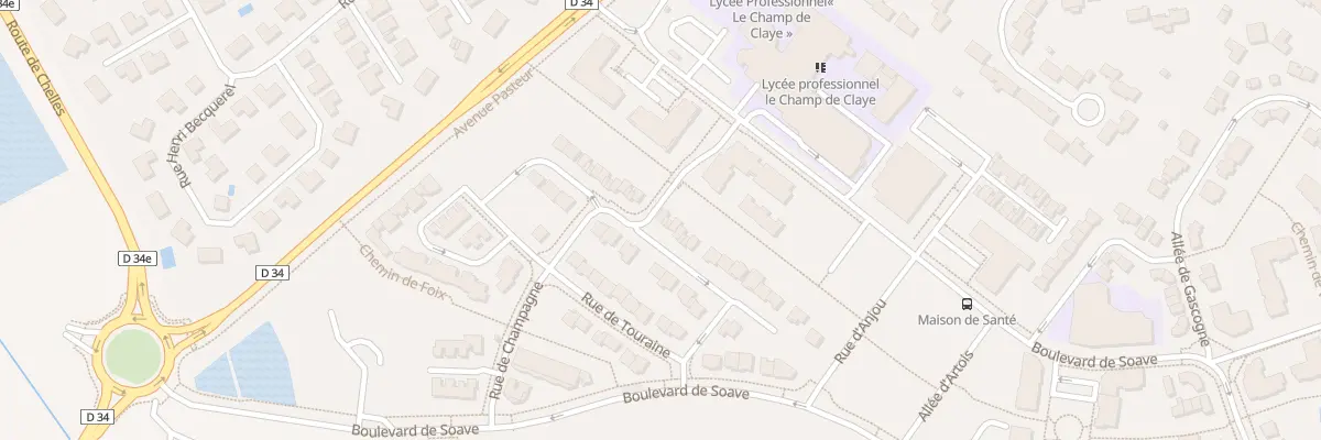 Plan du 2 All de Normandie à Claye-Souilly