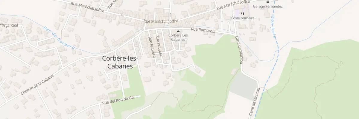 Plan du 1 Rue de Lattre de Tassigny à Corbère-les-Cabanes