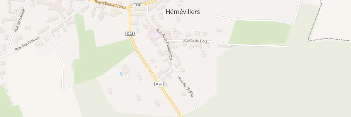 Plan du 195 Rue Fontenette à Hémévillers